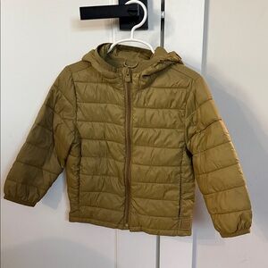 Gap Kids khaki Puffer Jacket size 3